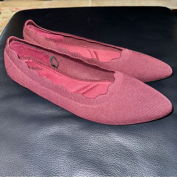 Seychelles Burgundy Flats - Picture 1 of 7